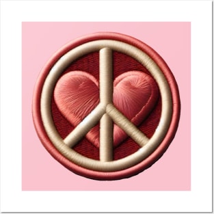 Peace and love Posters and Art